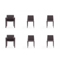 Manhattan Comfort 4-DC3432-GY Paris Grey Dining Chairs (Set of 6)